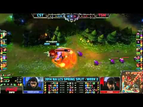 Coast Shiphtur Katarina VS TSM Bjergsen Zed Highlights   NA LCS Spring 2014 W2D2 MUST SEE