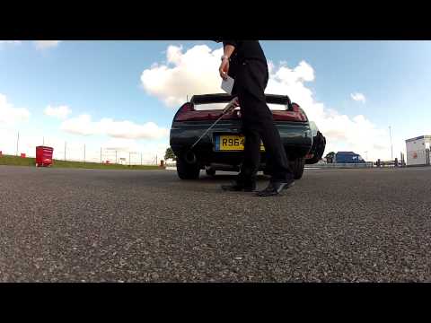 Honda Nsx Decibel Testing at Snetterton