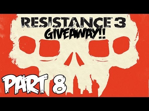 Resistance 3 Walkthrough Part 8 [Chapter 7] GIVEAWAY - Let's Play (Gameplay & Commentary)