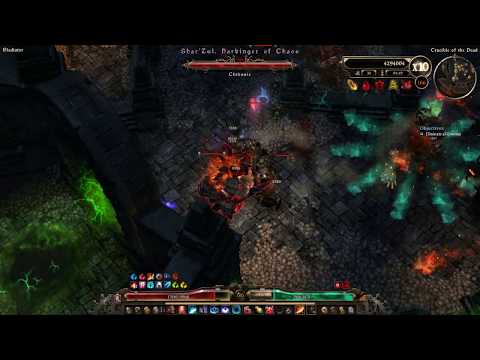 Grim Dawn Crucible [1.1.4.0] Roxios, the Ascending - Melee DW Fire Soulblade Virtue Templar