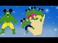 Hulk Mickey Mouse Finger Family Nursery Rhyme Songs Lyrics For Kids