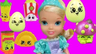 SHOPKINS! (Part 1) Elsa and Anna toddlers PLAY with Shopkins! Melody joins them