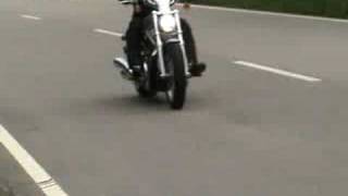 preview picture of video 'HARLEY DAVIDSON VROD ROLLING BURNOUT'