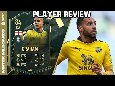 UNDERRATED BEAST! 84 WINTER WILDCARDS GRAHAM PLAYER REVIEW! FIFA 22 ULTIMATE TEAM