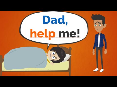 My Daughter is sick! - Conversation in English - English Communication Lesson