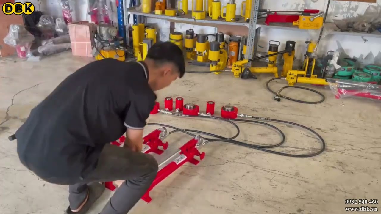 Video Kích thủy lực mỏng JINSAN JLPC-5016 - Kích thủy lực mỏng JINSAN JLPC-5016