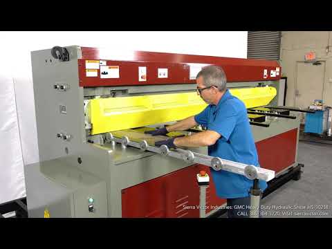 GMC MACHINE TOOLS HS-1010E Hydraulic Shears | Sierra Victor Industries (1)