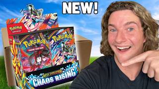 Opening a FULL CASE of the *NEW* Pokemon CHAOS RISING!