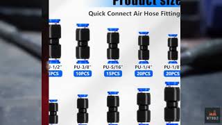 Review - mxuteuk 170PCS Quick Connect Air Hose Fittings,1/8 1/4 5/16 3/8 1/2 inch & 4/6/8