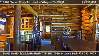 preview picture of video '1200 Tunnel Creek Rd Incline Village NV 89451'