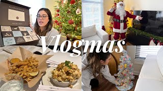 santa is here!!! jewelry advent calendar, pr packages, family dinner | VLOGMAS 2025