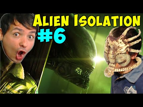 ALIEN ISOLATION - Blind Horror Playthrough Pt 6 - THERE IS THE ALIEN!