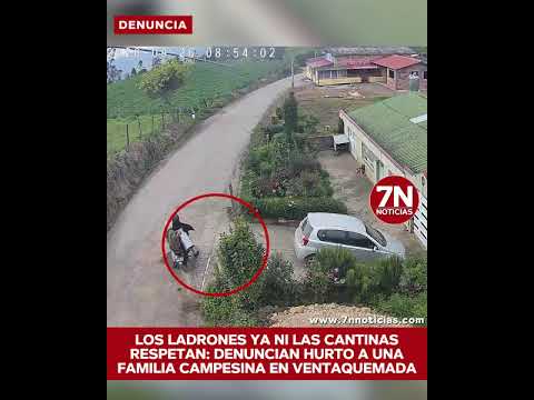 Los ladrones ya ni las cantinas respetan: denuncian hurto a una familia campesina en Ventaquemada.
