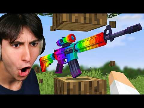 Minecraft, But All Drops Are Guns