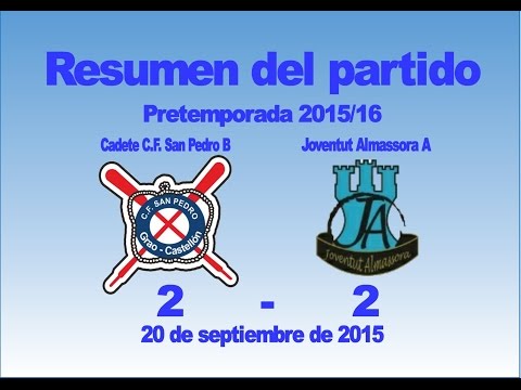 Resumen Cadete B San Pedro 2 - Joventut Almassora A 2