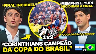 TV ARGENTINA IMPRESSIONADA COM TÍTULO DO CORINTHIANS 2x1 VASCO NA COPA DO BRASIL