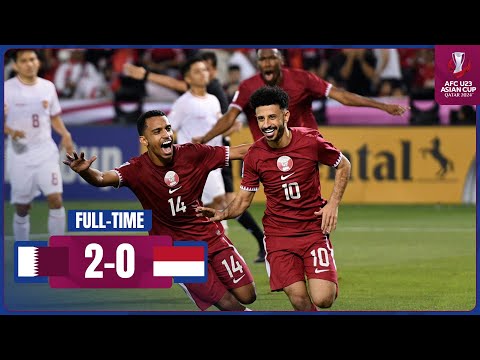 Full Match | AFC U23 Asian Cup Qatar 2024™ | Group A | Qatar vs Indonesia