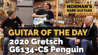 Video thumbnail for Guitar of the Day: 2020 Gretsch G6134-CS Penguin | Norman's Rare Guitars by Normans Rare Guitars