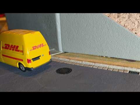 Marco's Model Railway Part 82 – Road Construction! Gutters and Curbs