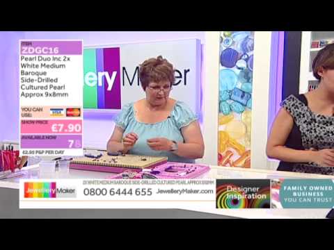 Beading Techniques and Textiles [Tutorial]: Jewellery Maker 12/07/14