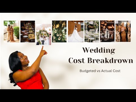 BUDGETING FOR A GHANAIAN WEDDING | BUDGET, ACTUAL COST BREAKDOWN & VENDOR LIST | BUDGETED VS ACTUAL