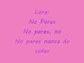 No Pares - RBD Dulce Maria (Letra) 