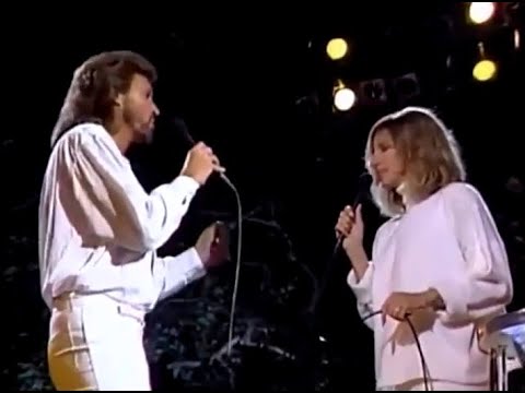 Barbra Streisand & Barry Gibb - Guilty - Live 1986 HQ - (With lyrics in Description)