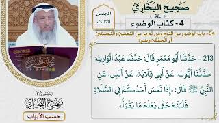 149- باب الوضوء من النوم، ومن لم ير من النعسة والنعستين أو الخفقة وضوءا - عثمان الخميس