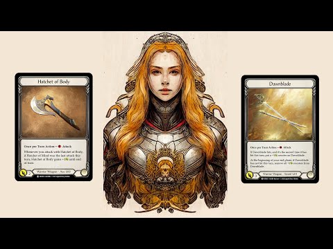 Axe Dorinthea vs Dawnblade Dorinthea (Flesh and Blood Classic Constructed with @Peranine )