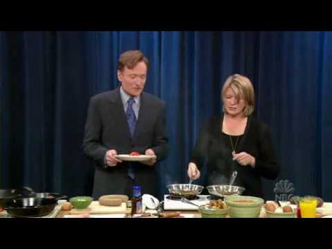 Conan O'Brien & Martha Stewart - Traditional Irish Breakfast, 15 march 2006