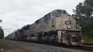 Canadian Pacific 114 eastbound at Bedell, Ontario. August 26, 2025.