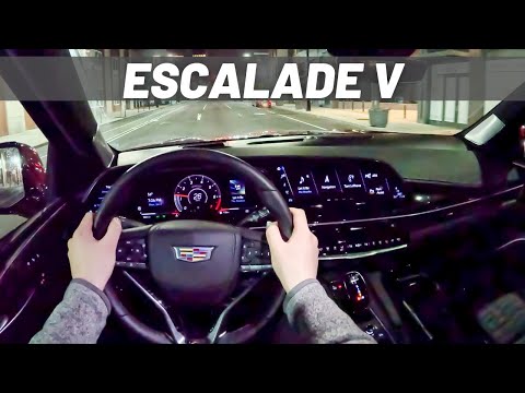 2023 Cadillac Escalade V | POV Night Drive
