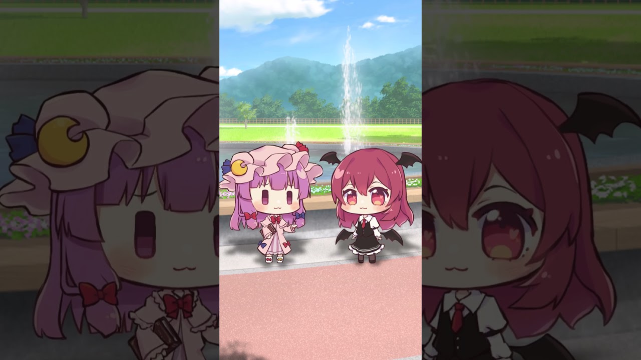 【ゆっくり茶番】パチュリーと小悪魔がデート…！？ #Shorts