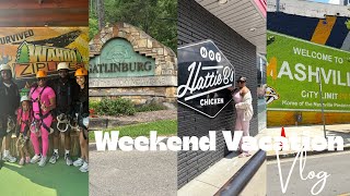 Tennessee Weekend Vlog Pt. 1: Gaslighting, Pigs in a Blanket & He said THANK THE LADY