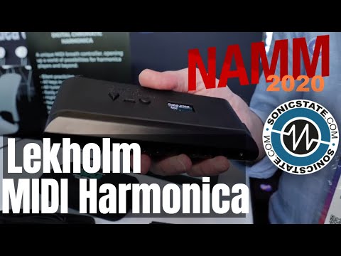 NAMM 2020  Lekholm DM48 MIDI Harmonica