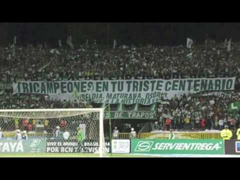 "&quot;Triste Centenario&quot; Independiente Medellín." Barra: Rexixtenxia Norte • Club: Independiente Medellín