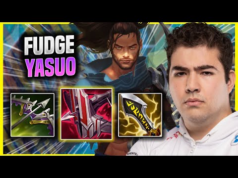 FUDGE IS INSANE WITH YASUO! - C9 Fudge Plays Yasuo Mid vs Lucian! | Season 2022
