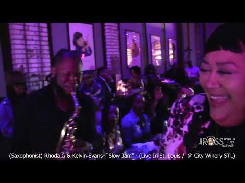 James Ross @ (Saxophonists) Rhoda G. & Kelvin Evans - "Slow Jam" - www.Jross-tv.com (St. Louis)