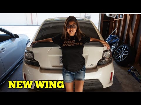 scion tc gets duckbill wing
