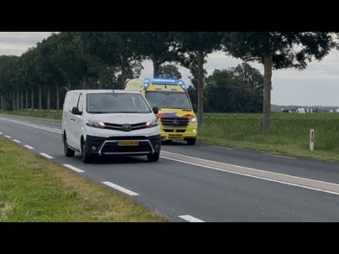 A1 URK 25-119 met spoed naar een Medische noodsituatie