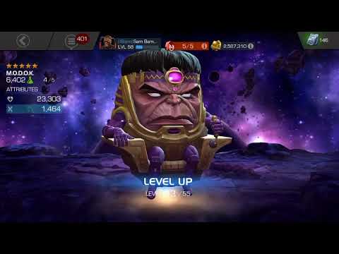 My second 4/55!! Modok rank up from 3/45 to 4/55