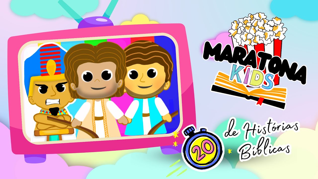 20 min de Desenho Bíblico - MARATONA MOISÉS - LIÇÕES DA BÍBLIA KIDS
