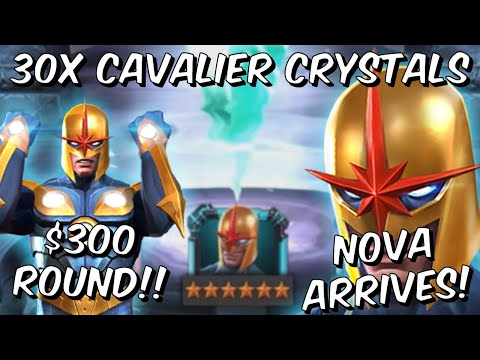 30x 6 Star Nova Cavalier Crystal Opening! - $300 Round!! - Marvel Contest of Champions