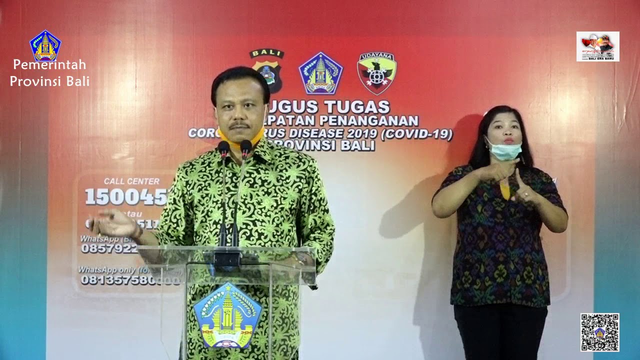 Siaran Pers Perkembangan Penanggulangan COVID–19 Provinsi Bali per 14 April 2020