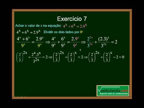 Matemática - Equação Exponencial (Segunda Parte)