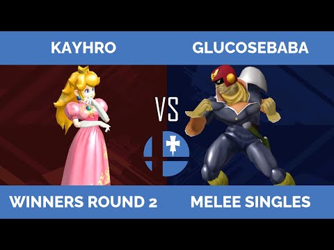 RogaSmash 195: SSBM Winners R2 - Kayhro (Peach) vs GlucoseBaba (C Falcon)