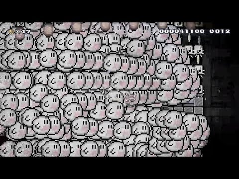 Super Mario Maker 2 Ice Haunted House Speedrun