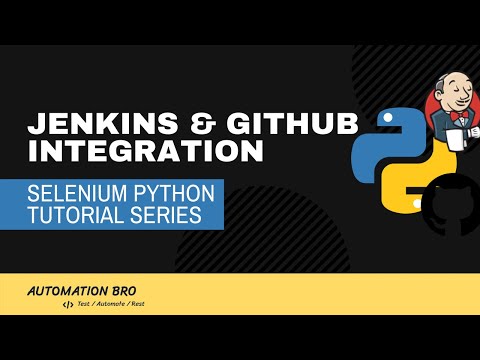 Jenkins Github Integration With Selenium Python