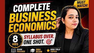 Business Economics | Complete Content | Maha Marathon | B.Com/ BBA | By Niharika Ma’am