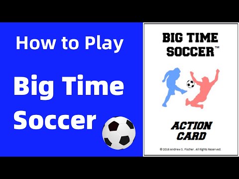 How to Play Big Time Soccer - Board Game Arena playthrough tutorial